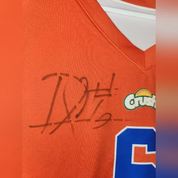 NBA G League Westchester Knicks Orange and Blue Jersey - Picture 5 of 9